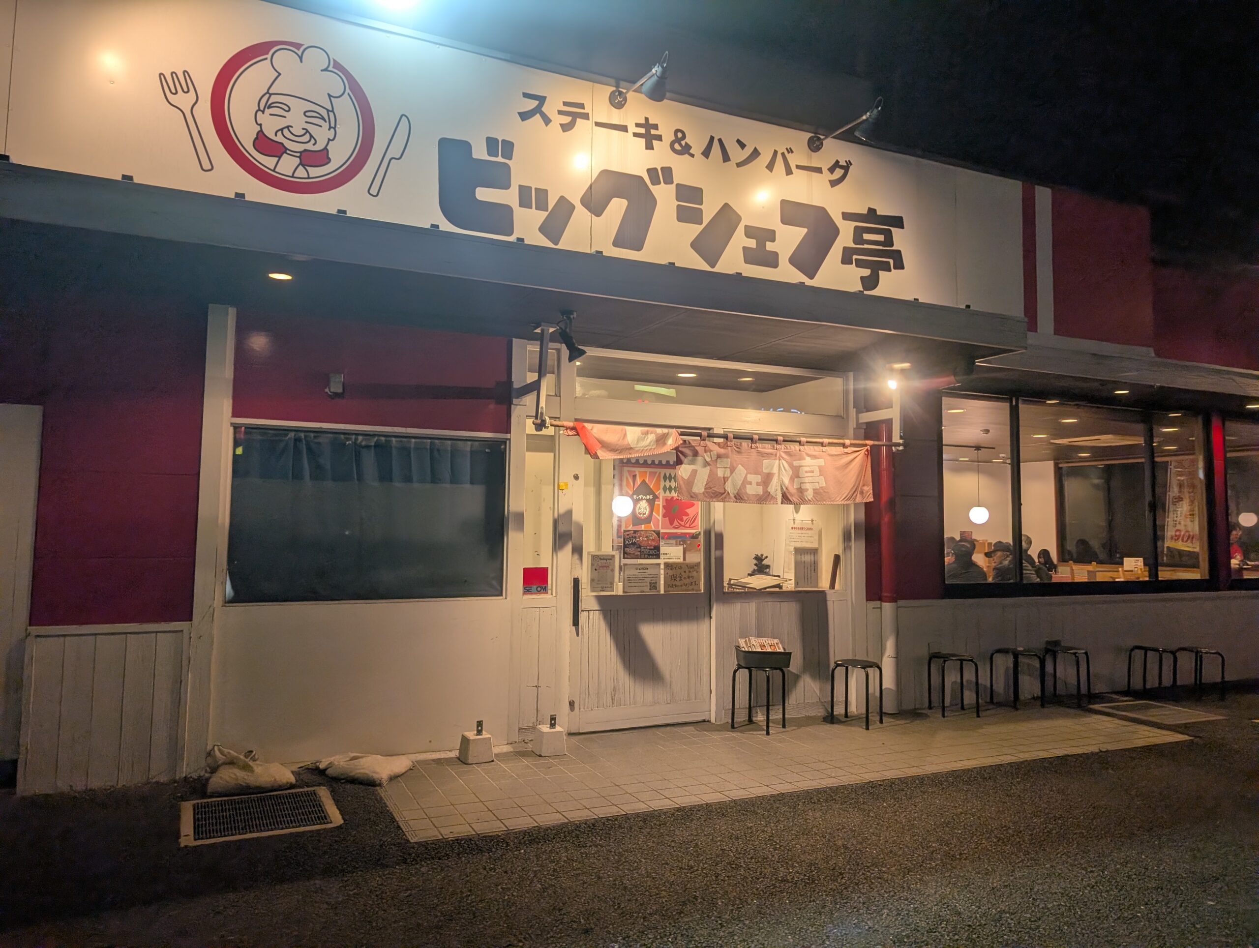 ビッグシェフ亭 野田店 外観
