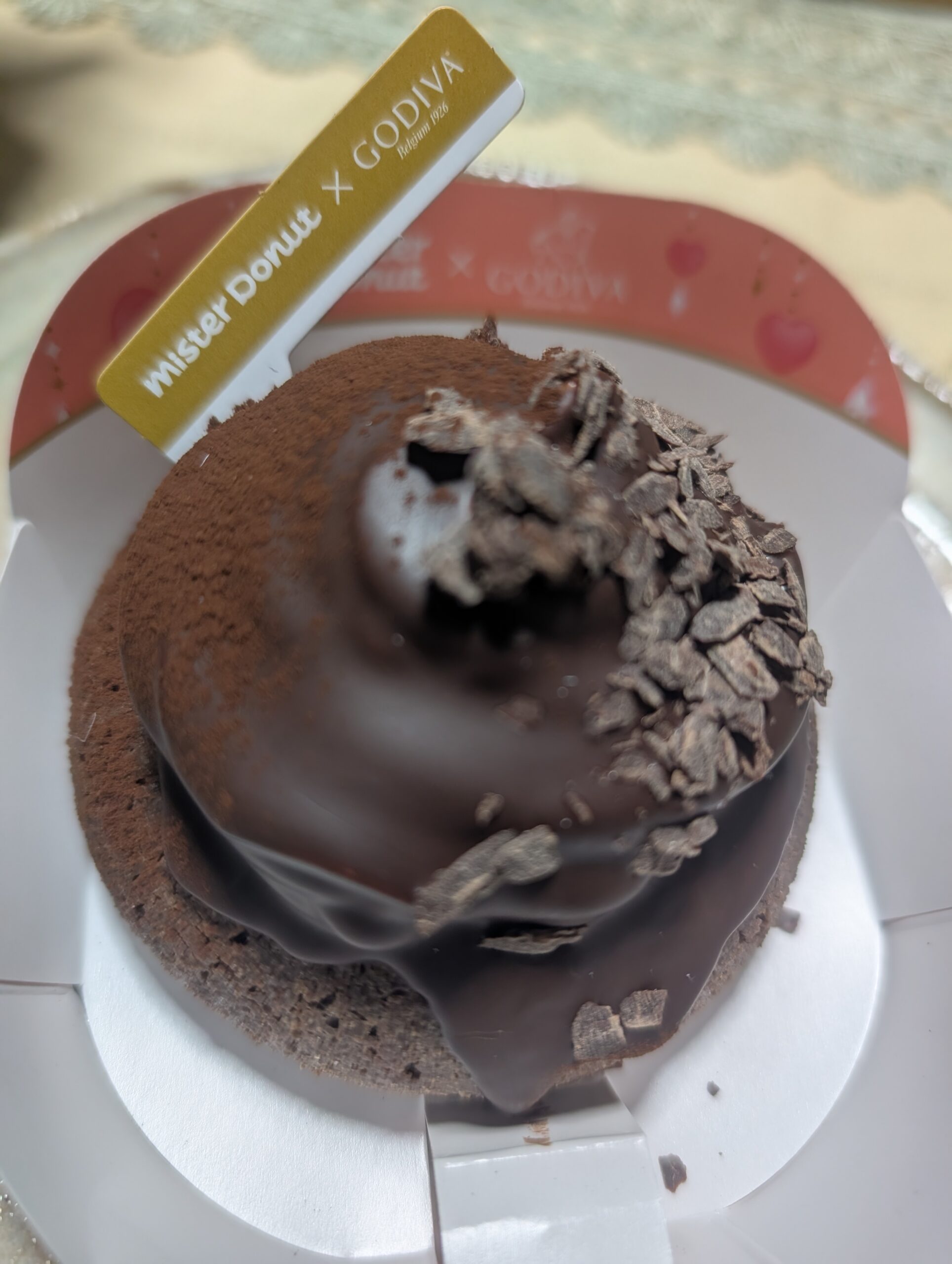 ミスド トリュフショコラドーナツ ノワールの実食レビュー写真