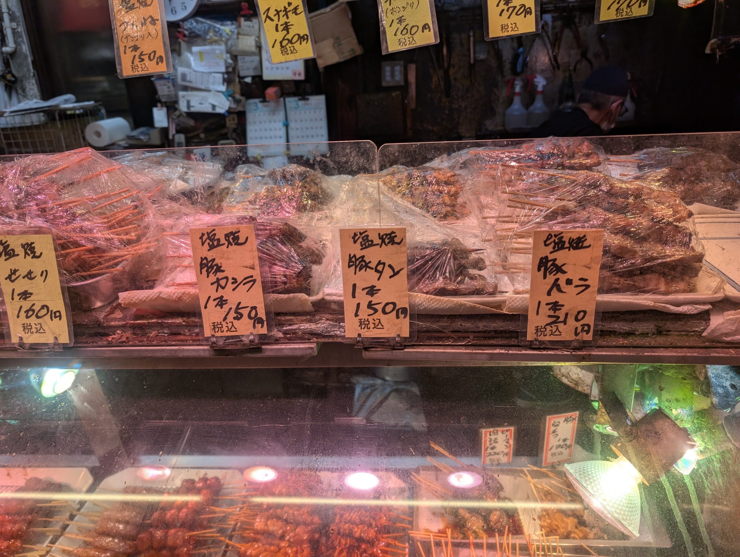 鳥一商店（阿佐ヶ谷）焼き鳥屋さんのショーケース2