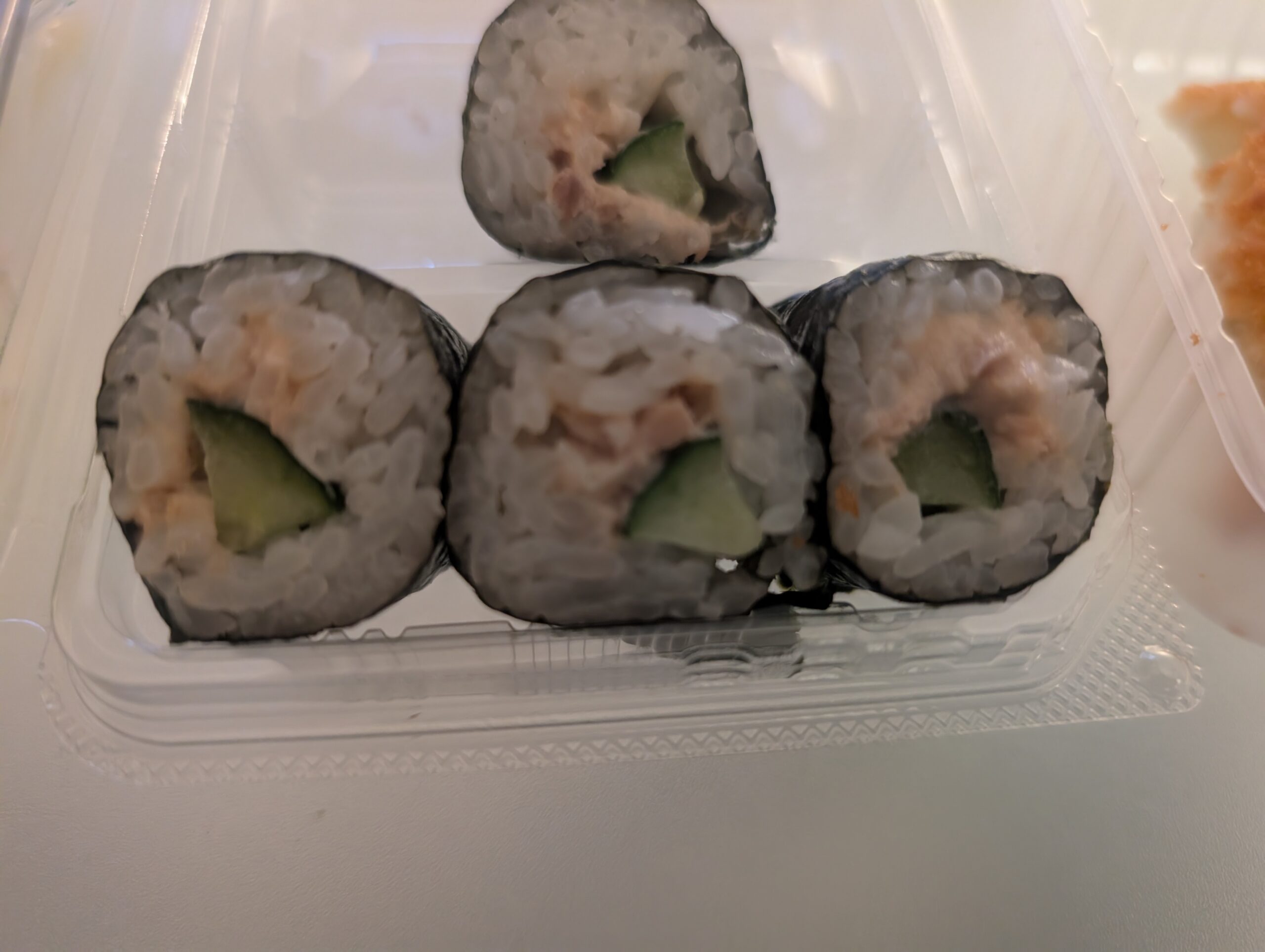シーチキン巻きの具材アップ