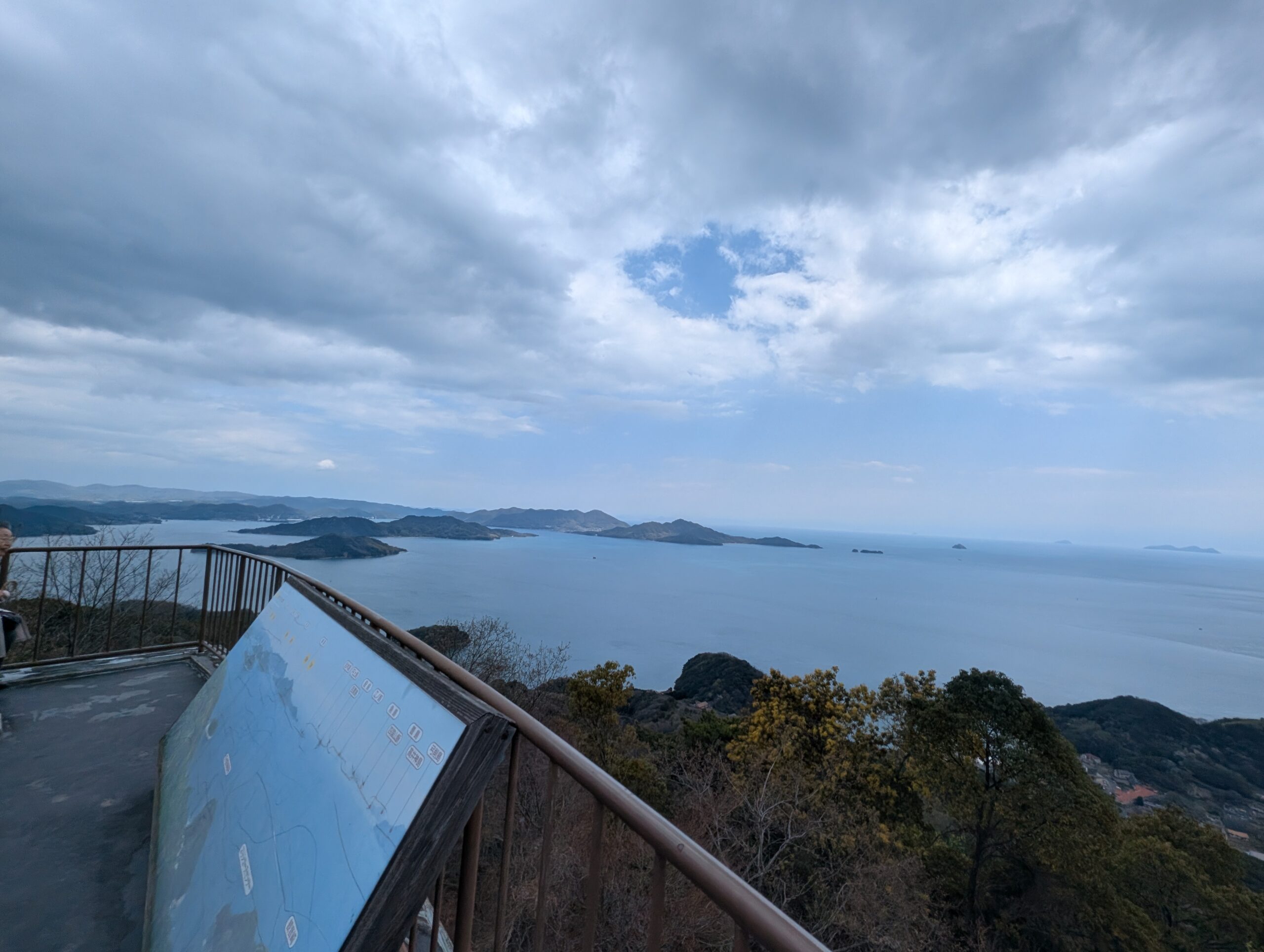 高見山展望台からの景色