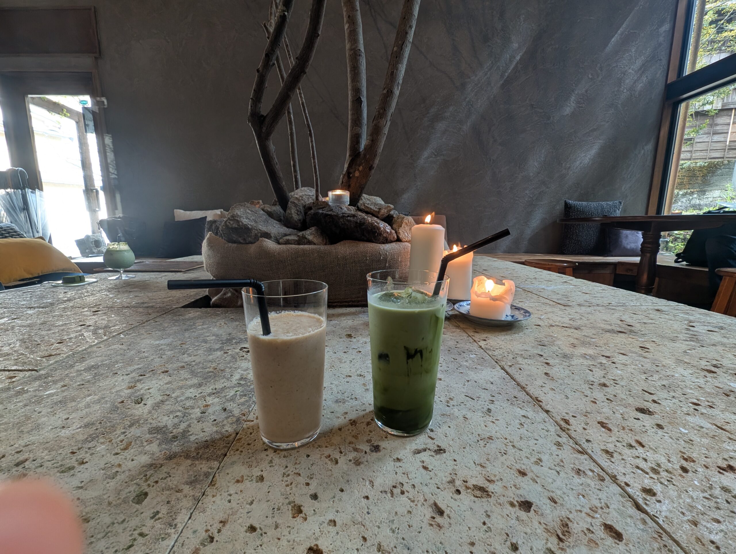 Rohen hakone yumotoで休憩したときの様子