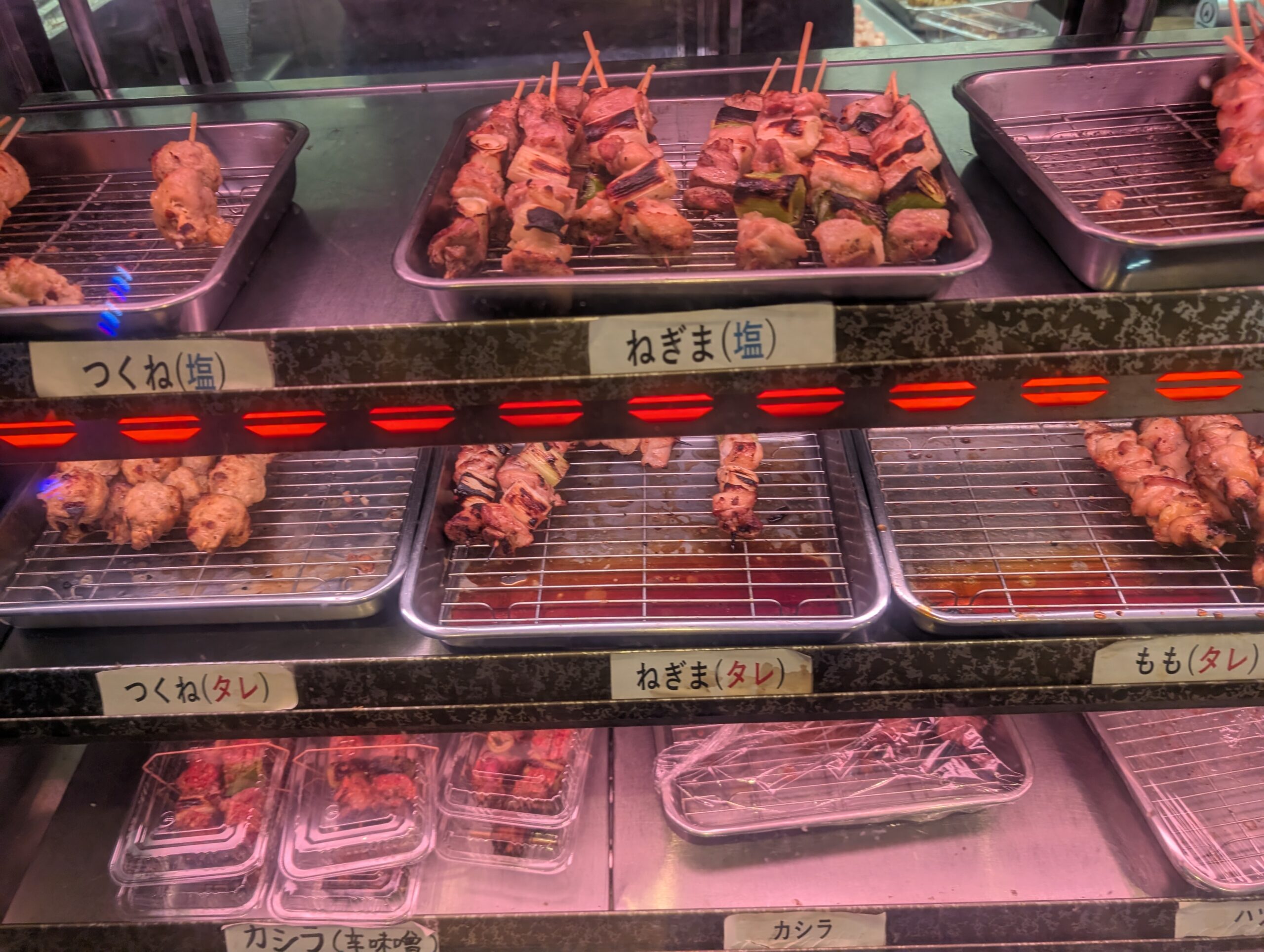 阿佐ヶ谷 とり山で購入した焼き鳥4本