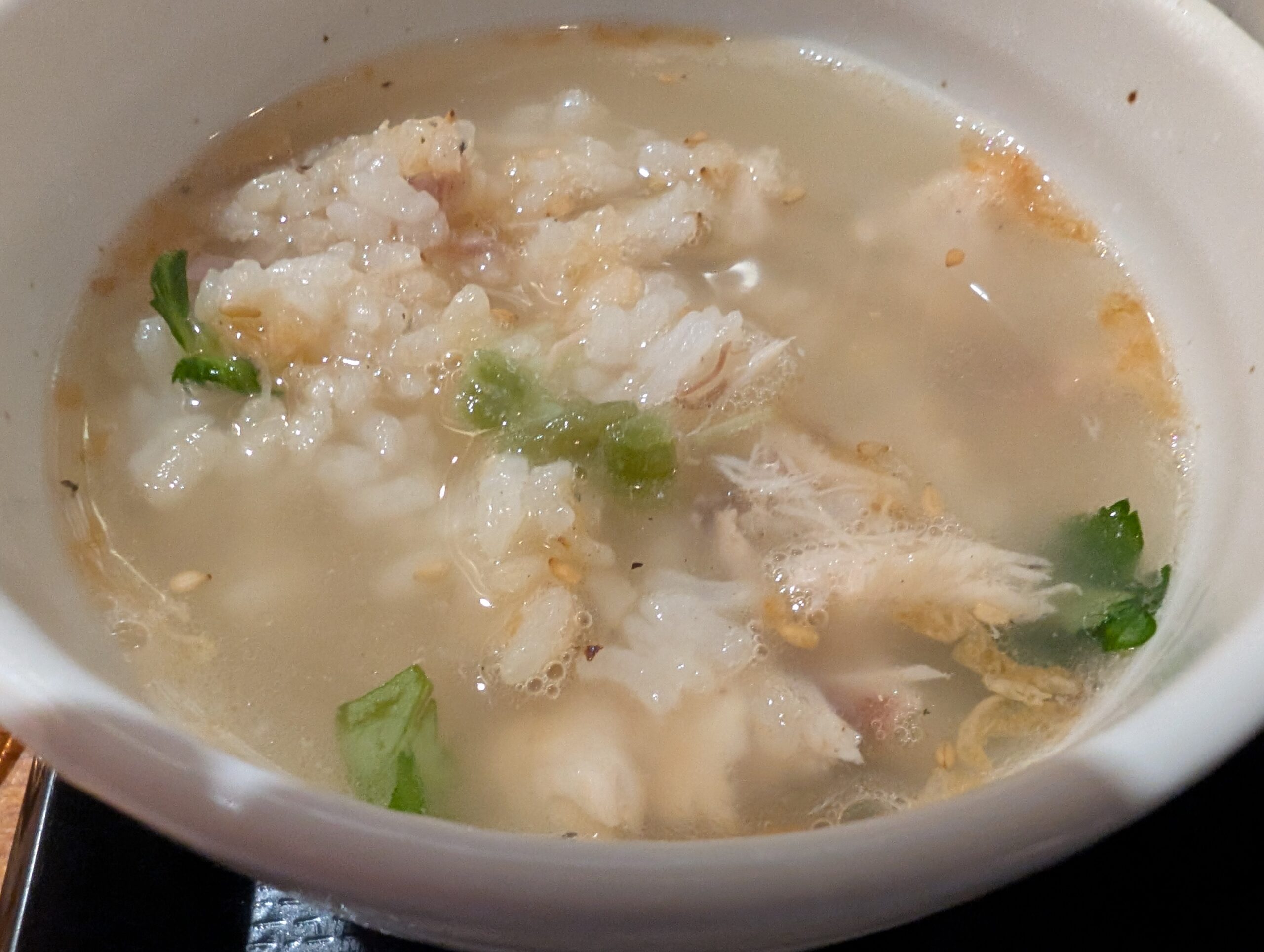 鯖匠水道橋のお茶漬け風たれ鯖定食アップ写真
