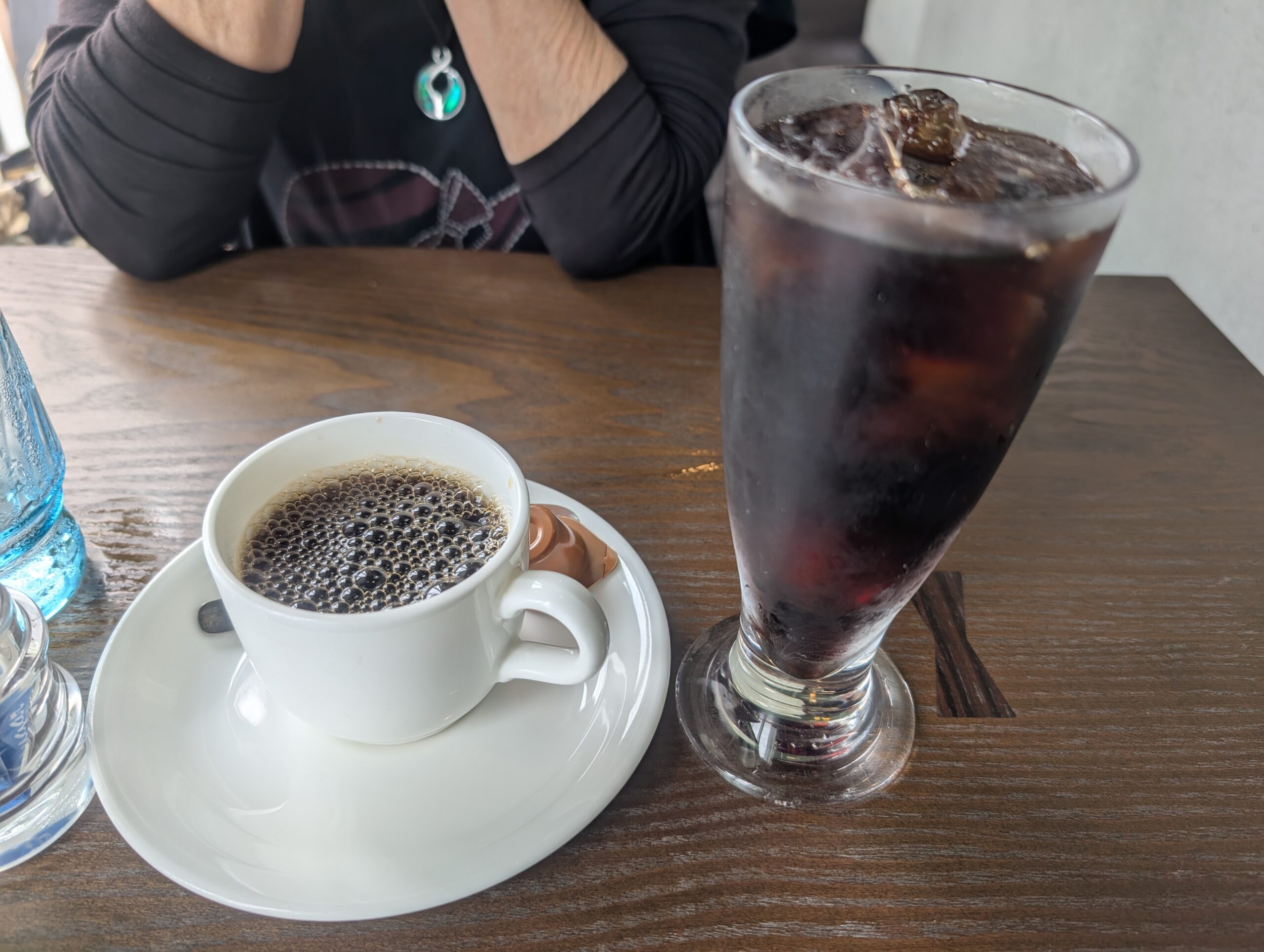 とんかつ豚珍館の食後のコーヒー写真