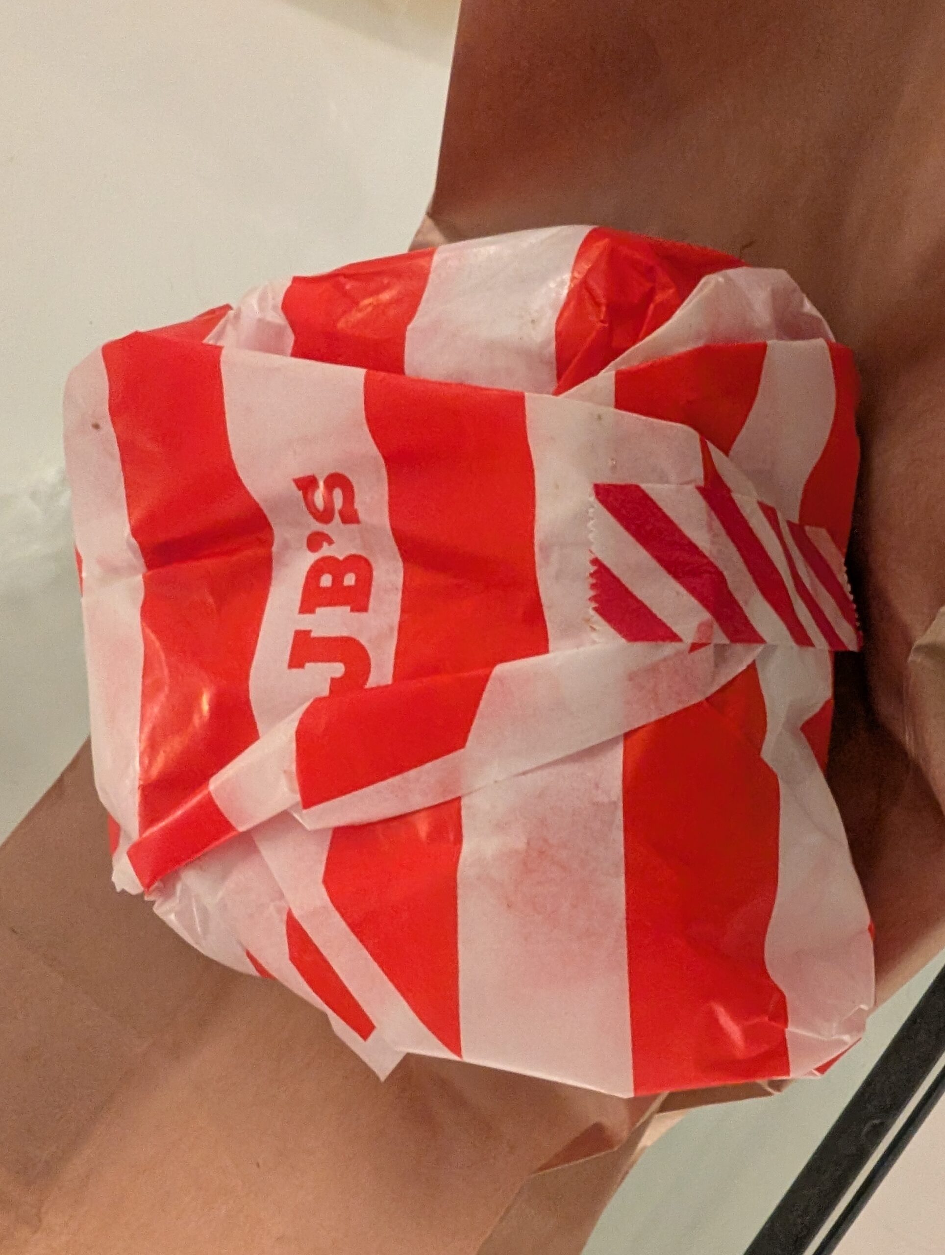 JB's BURGER代々木のテイクアウト中身写真