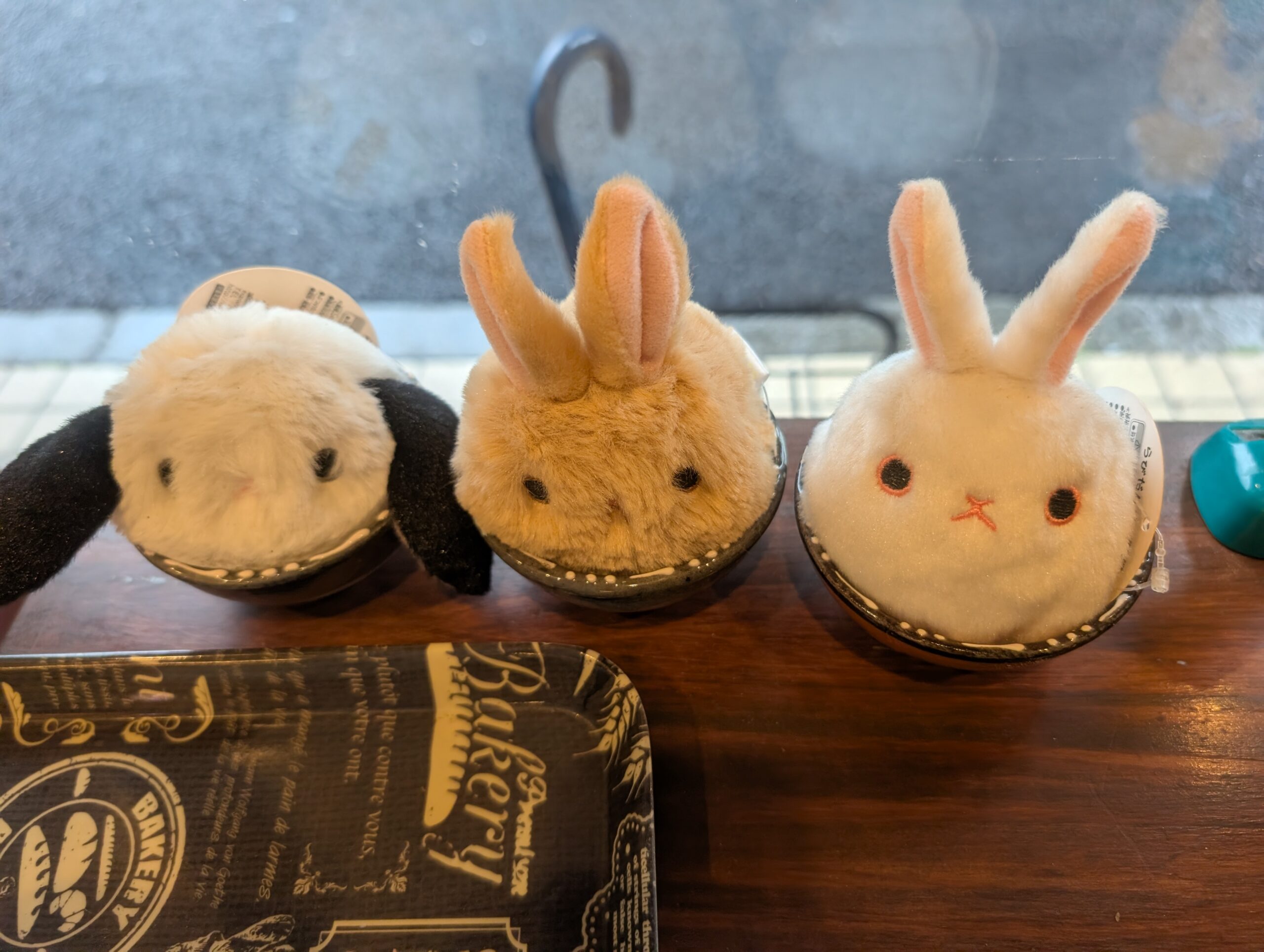 ベーカリー兎座LEPUSの店内にあるうさぎモチーフ