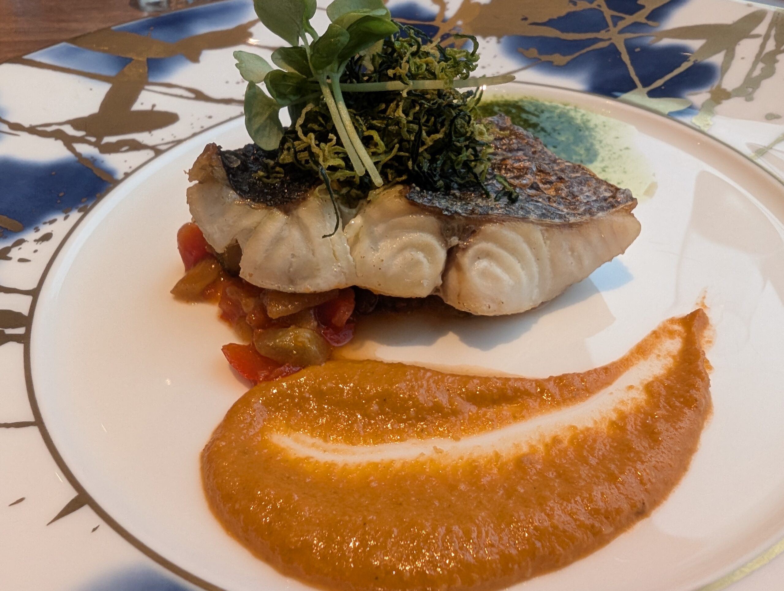 ラビスタ横須賀観音崎テラスの夕食の魚料理ポワソン