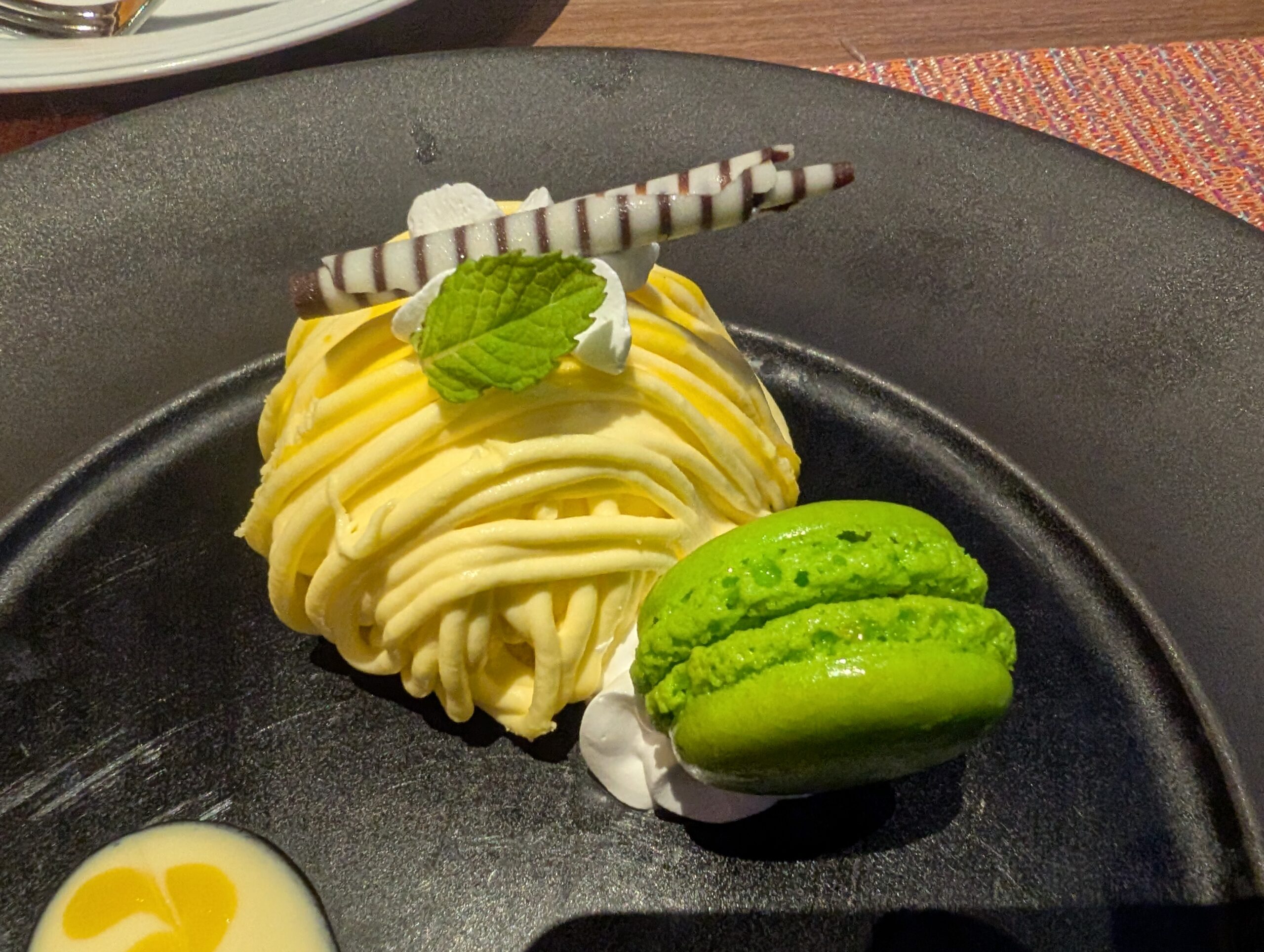 ラビスタ横須賀観音崎テラスの夕食のデザートとコーヒー